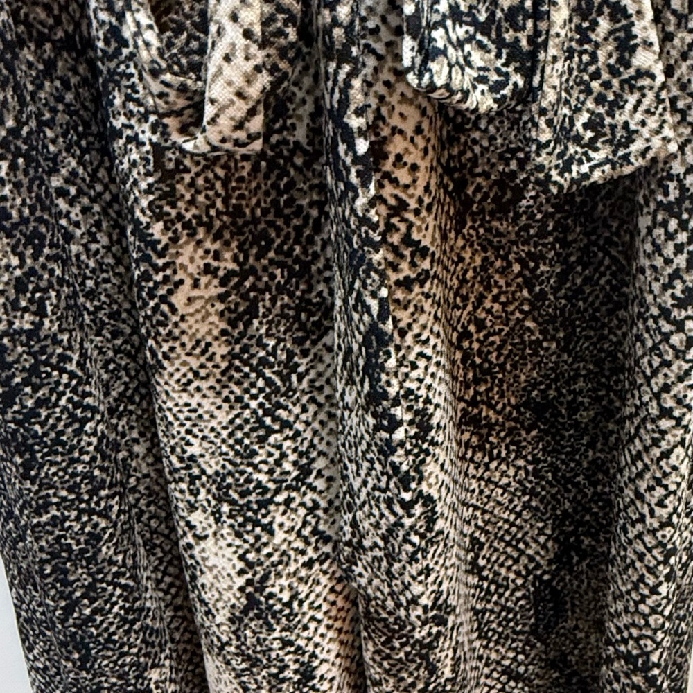 Windsor Black and Tan Snake Print jumpsuit - Picture 4 of 7